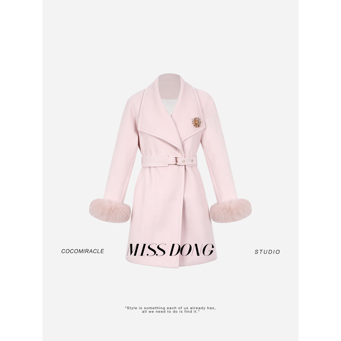 COCOMIRACLE【冬日开场】羽绒大衣Q58DY2296