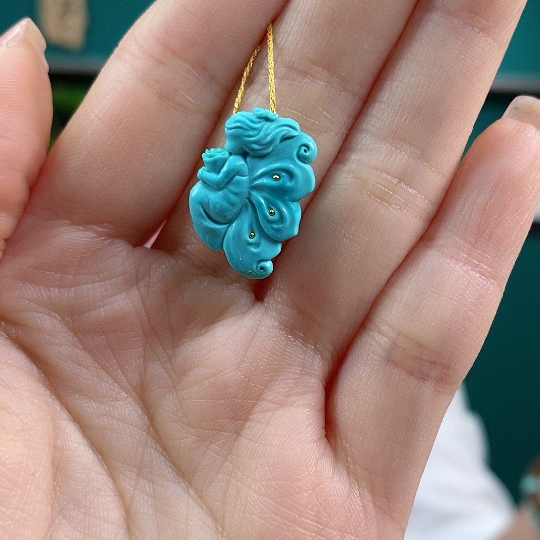 未镶嵌绿松石珠宝奇石