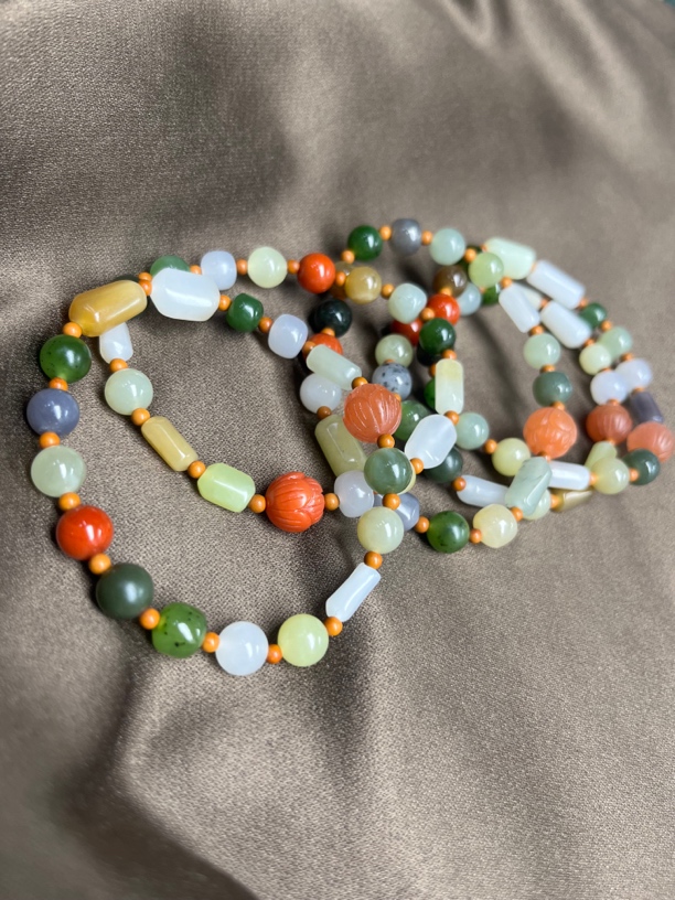 和田玉多宝随型手串   多样性发货一物一拍