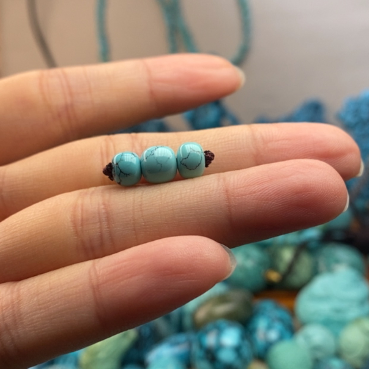 【闪购商品】未镶嵌绿松石珠宝半成品