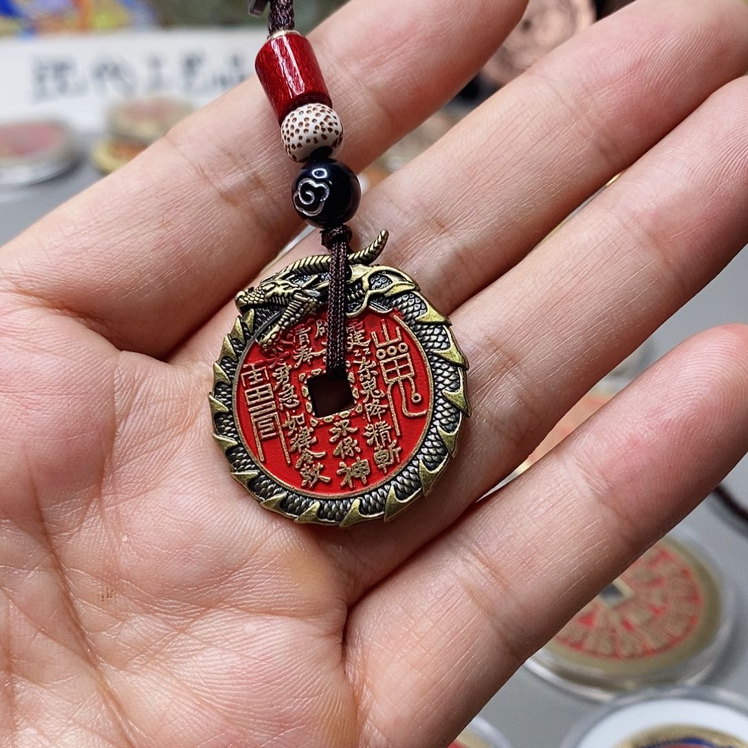 铜╯**?现代仿制工艺文创铜币 