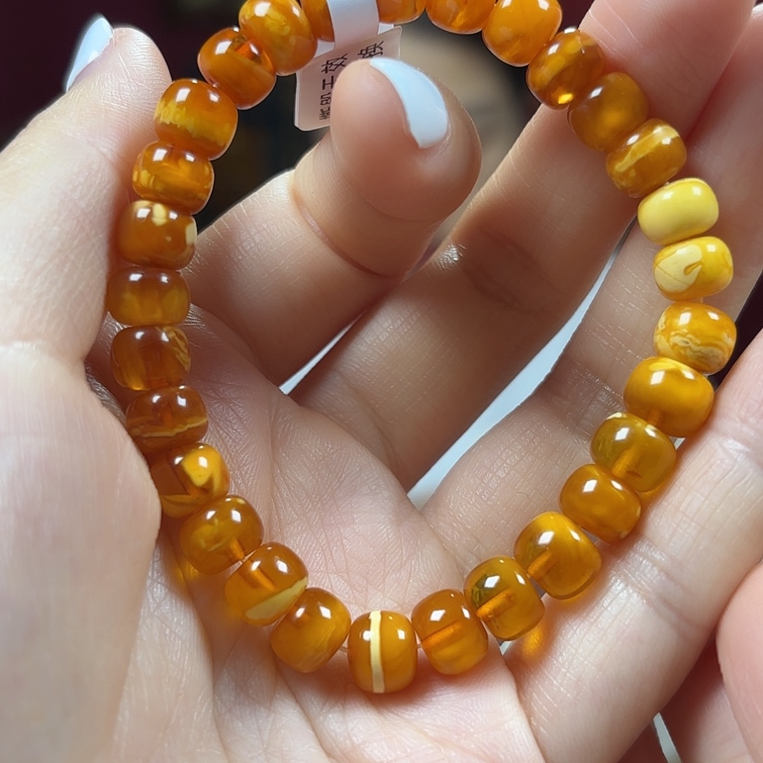 手链蜜蜡未镶嵌手串