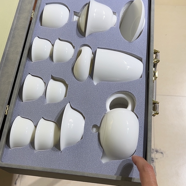 德化白瓷礼盒套装