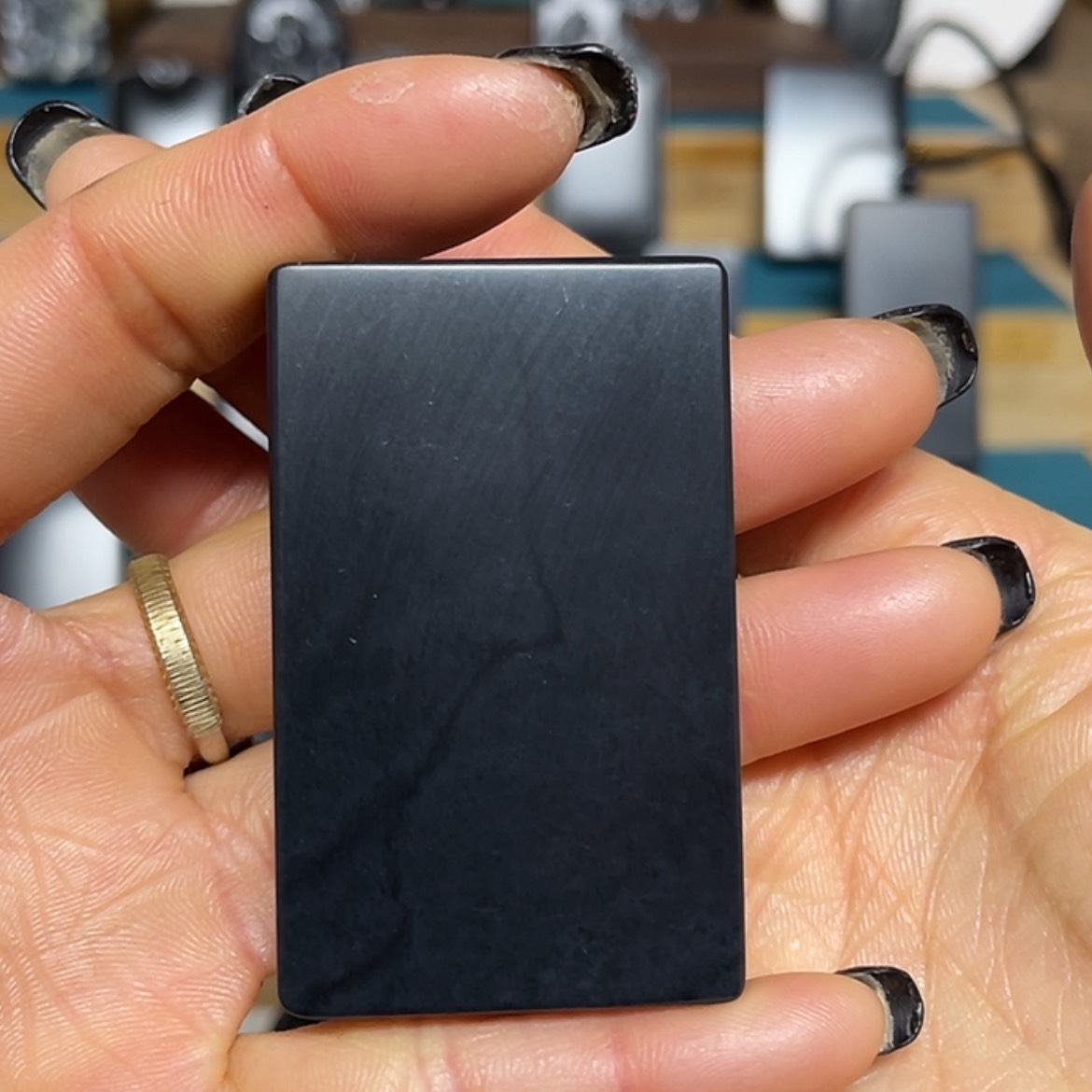 【闪购商品】和田玉（墨玉）吊坠(不含链)未镶嵌羊脂级66克