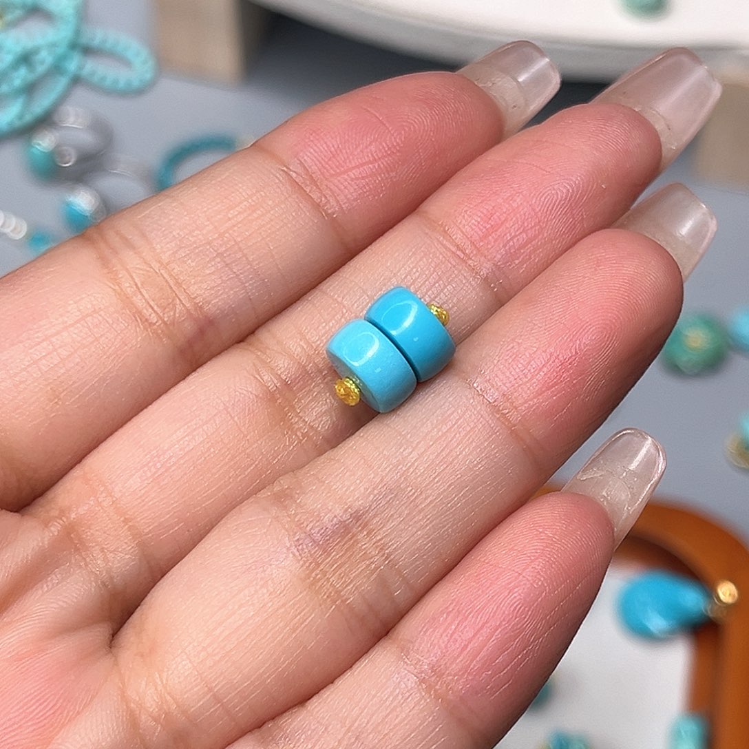 绿松石未镶嵌珠宝半成品
