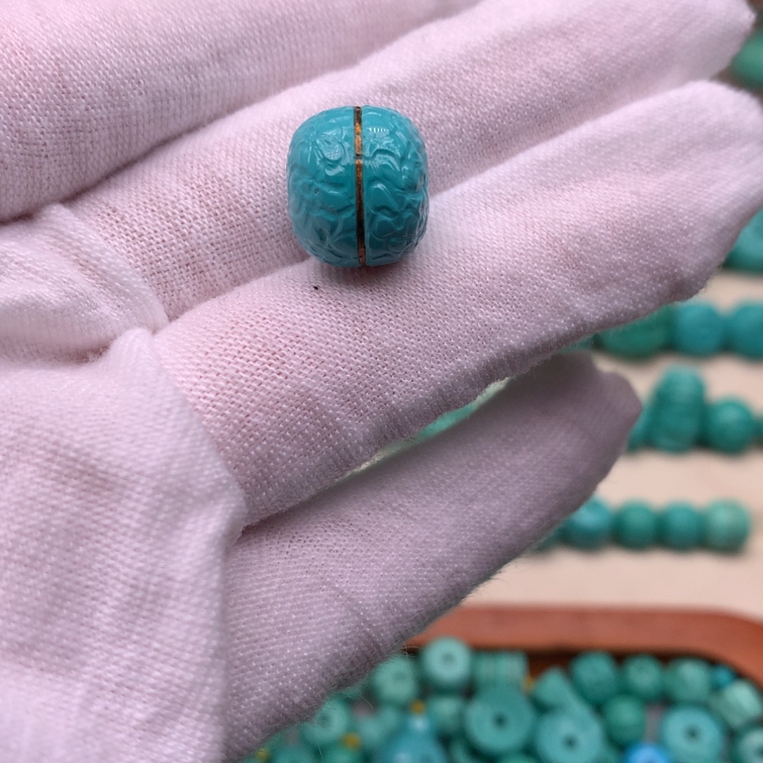 原生态散珠配饰汉堡直径12