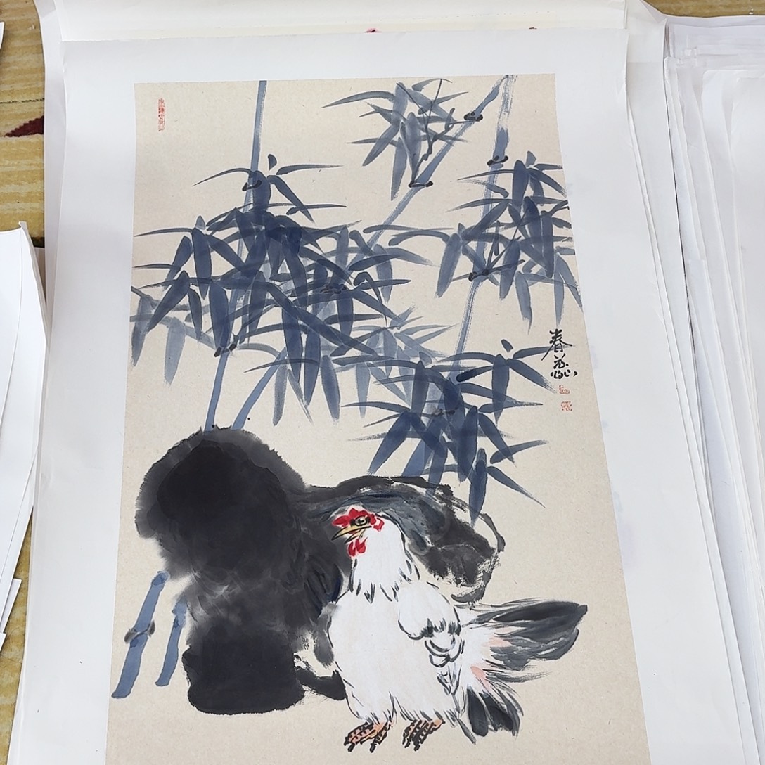 国画三尺高哈哈姐姐