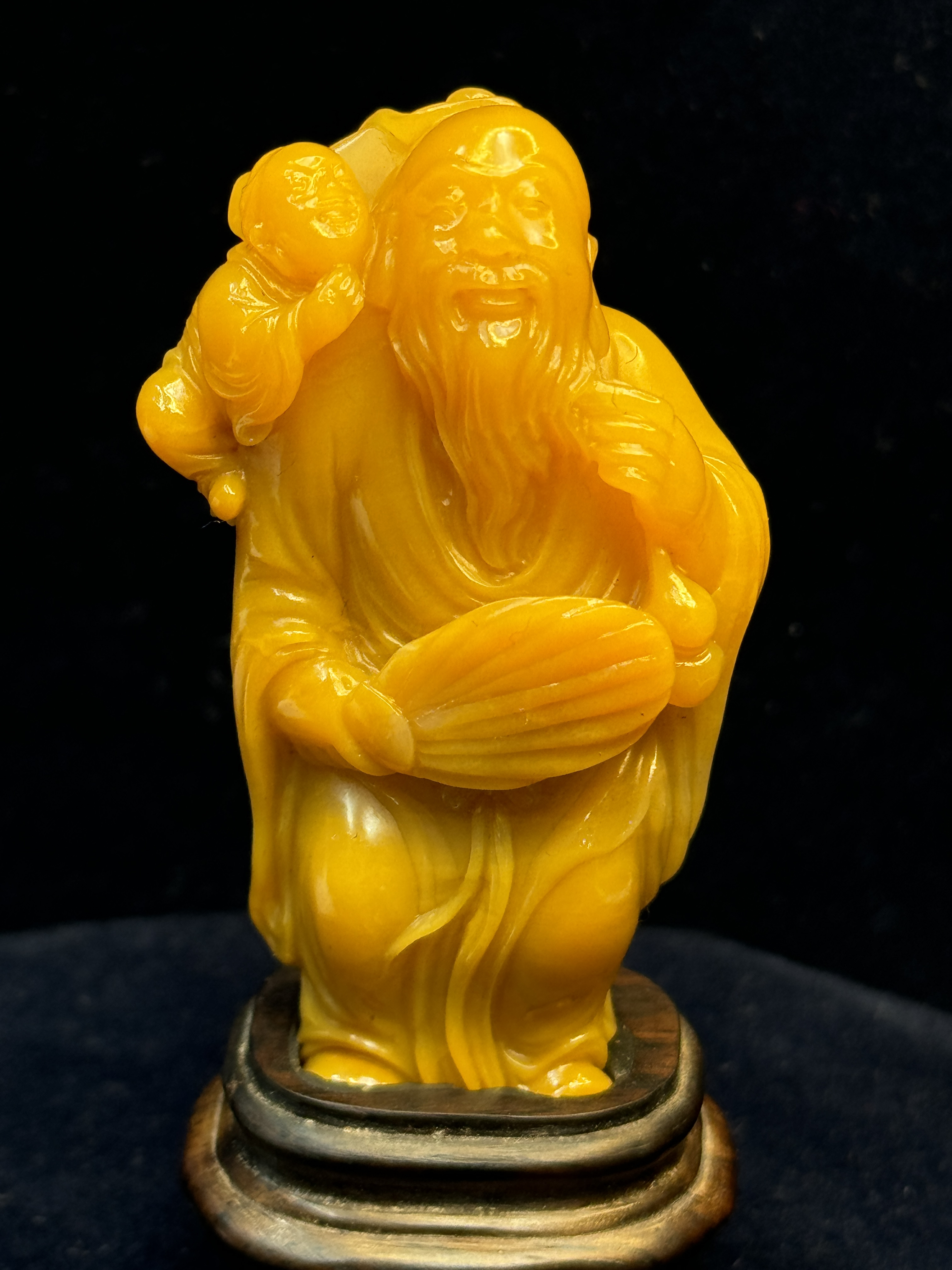 北部田黄祖孙乐摆件