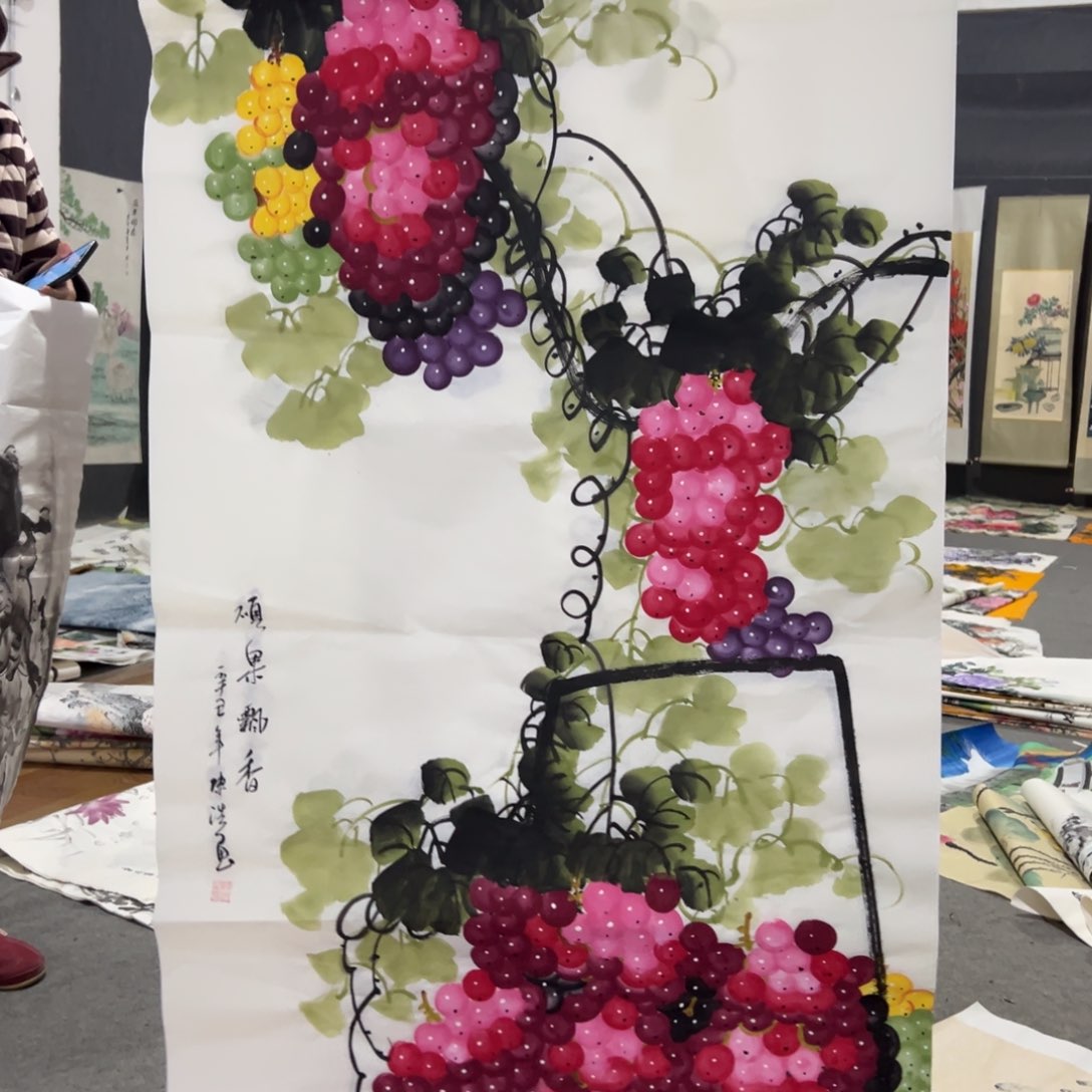 国画国画作品画心一张