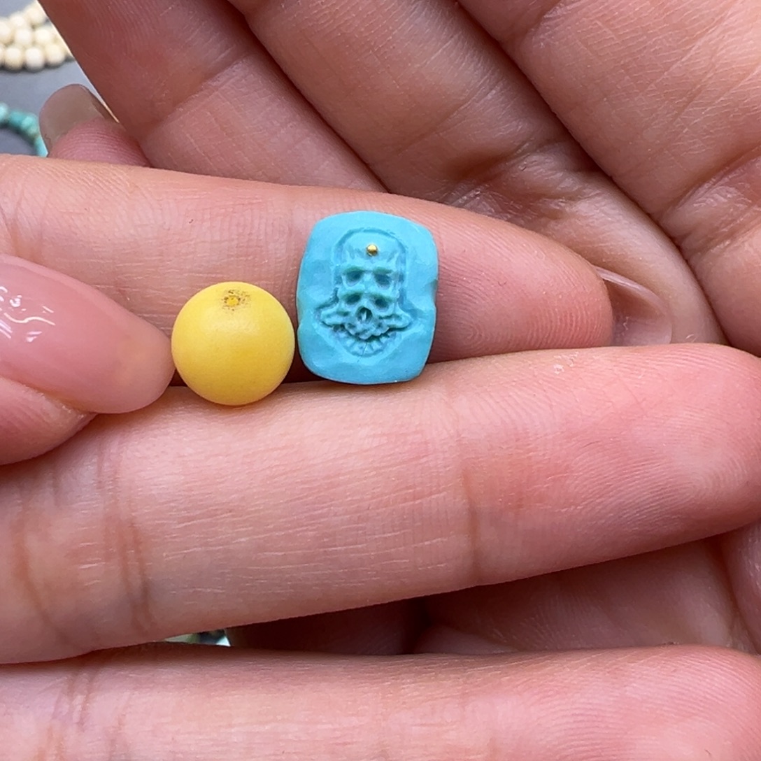 琥珀未镶嵌裸石配件