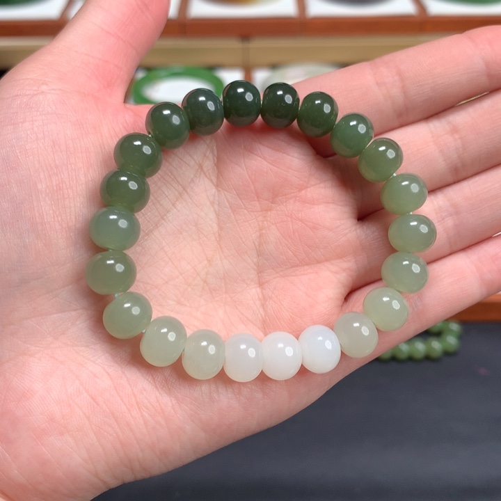 和田玉手串未镶嵌