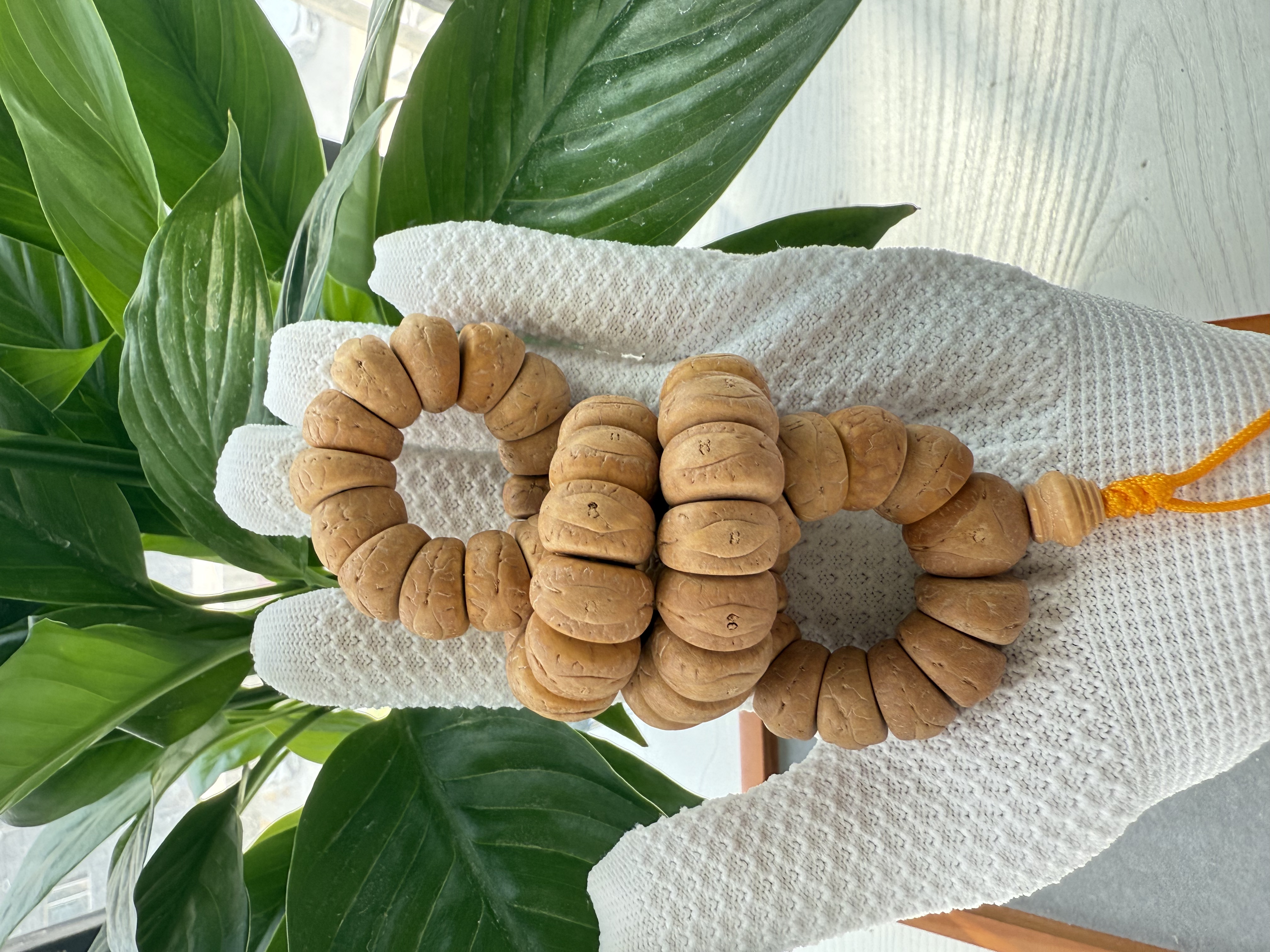 尼泊尔凤眼菩提大肠12-15mm文玩念珠 原生态高密籽