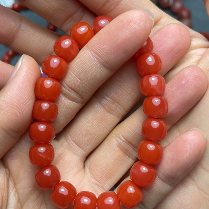 南红玛瑙手串10多样性发1未镶嵌