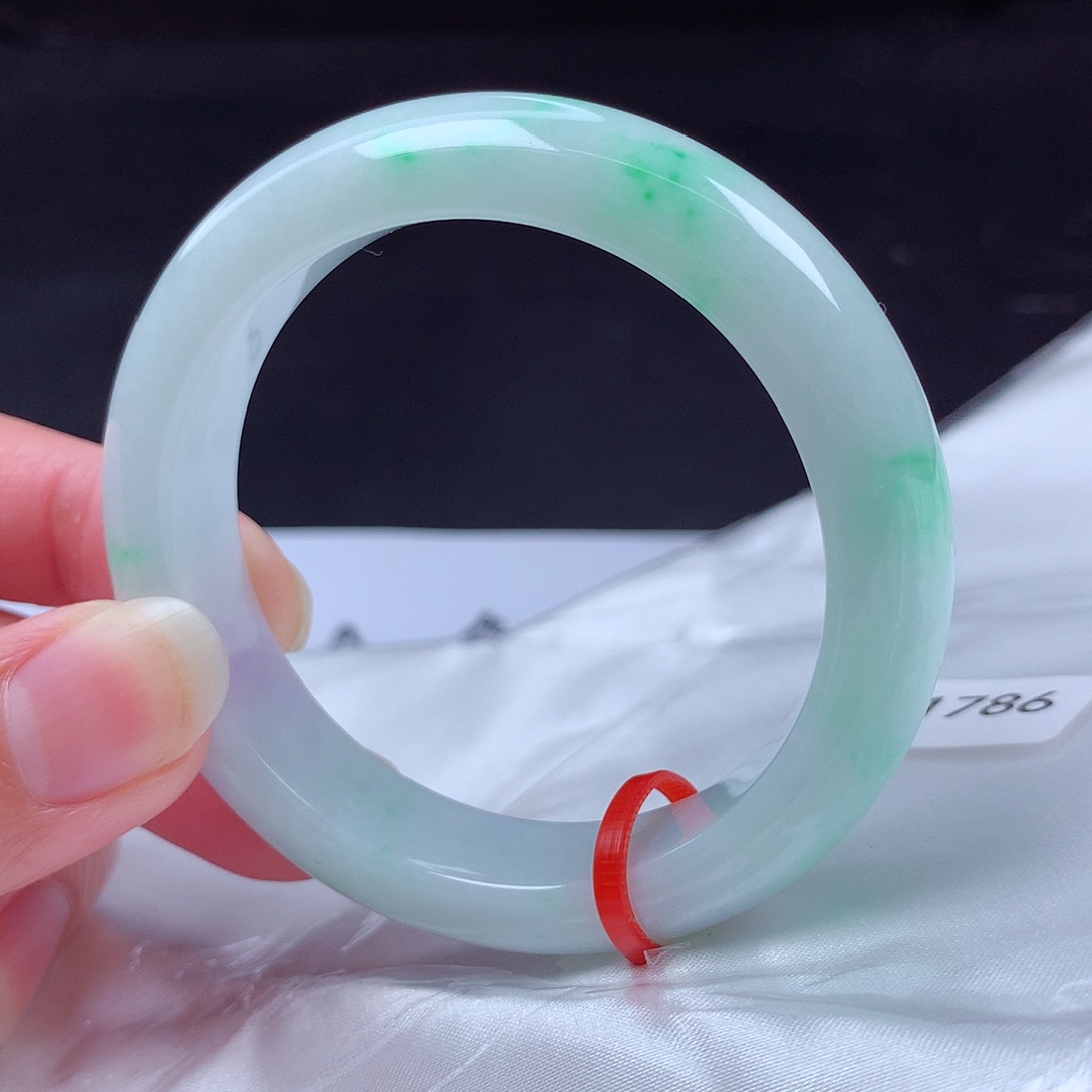 翡翠未镶嵌手镯50圈s61786