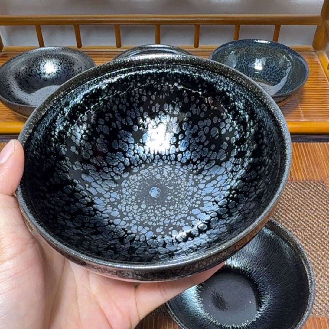 诡***班茶盏建盏手工制作主人杯茶杯