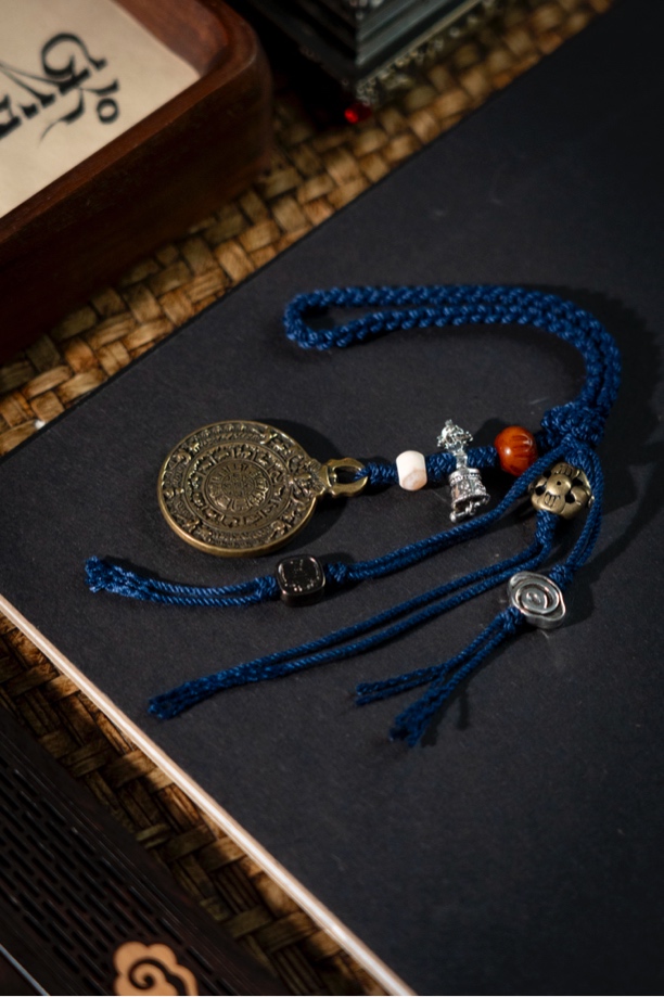 【藏地礼物】九宫车男女通用随身钥匙扣包挂挂坠