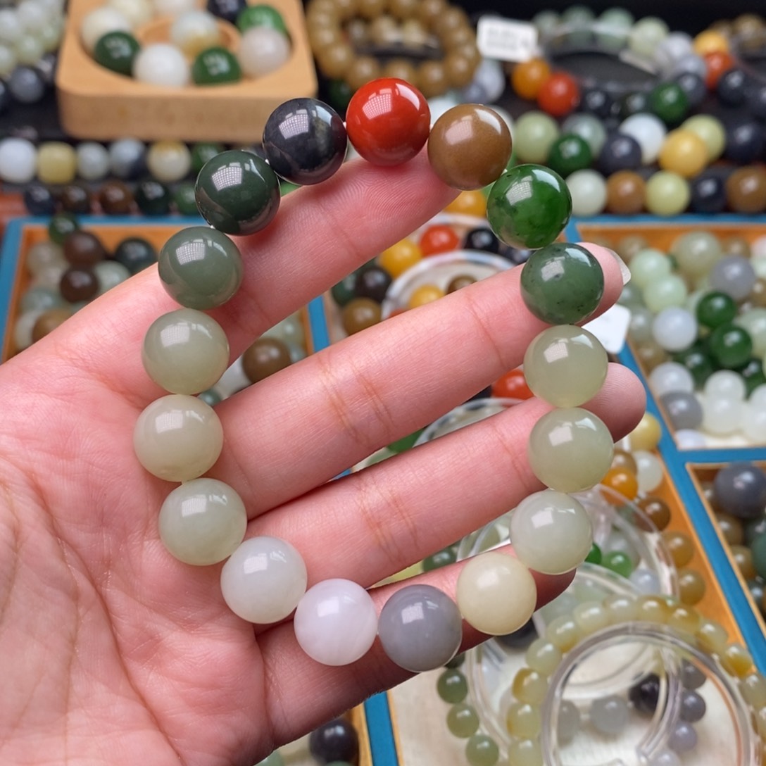 和田玉未镶嵌手串福利多宝手串z 12