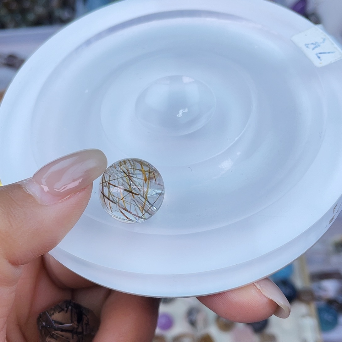 水晶水晶单珠未镶嵌
