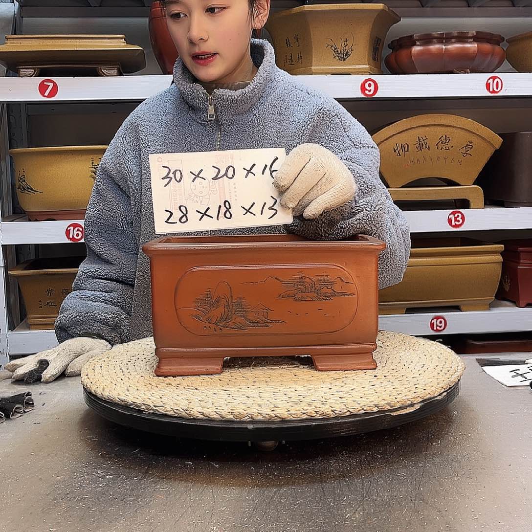 紫砂花盆紫砂花盆