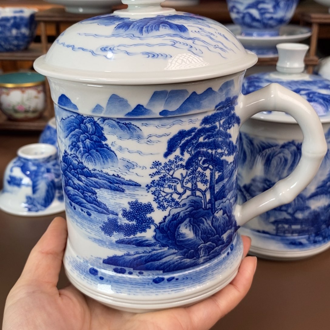 难**涂景德镇手工手绘作品