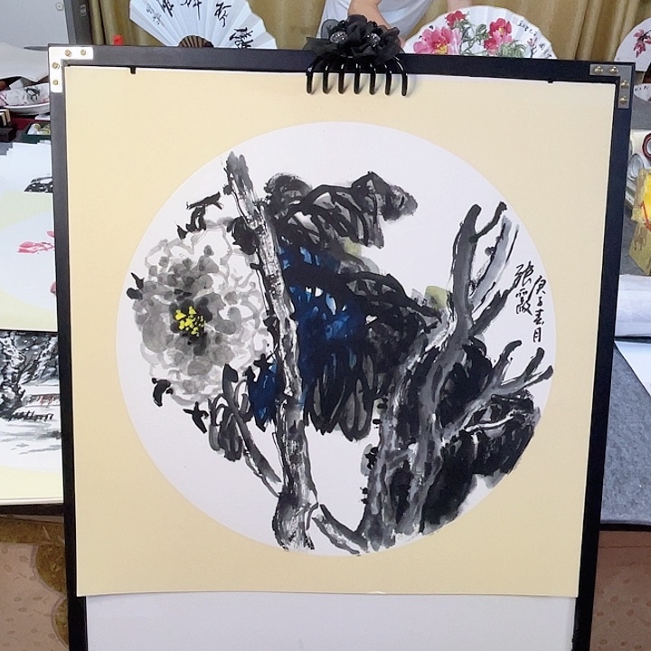 国画张圣敏先生纯手绘作品