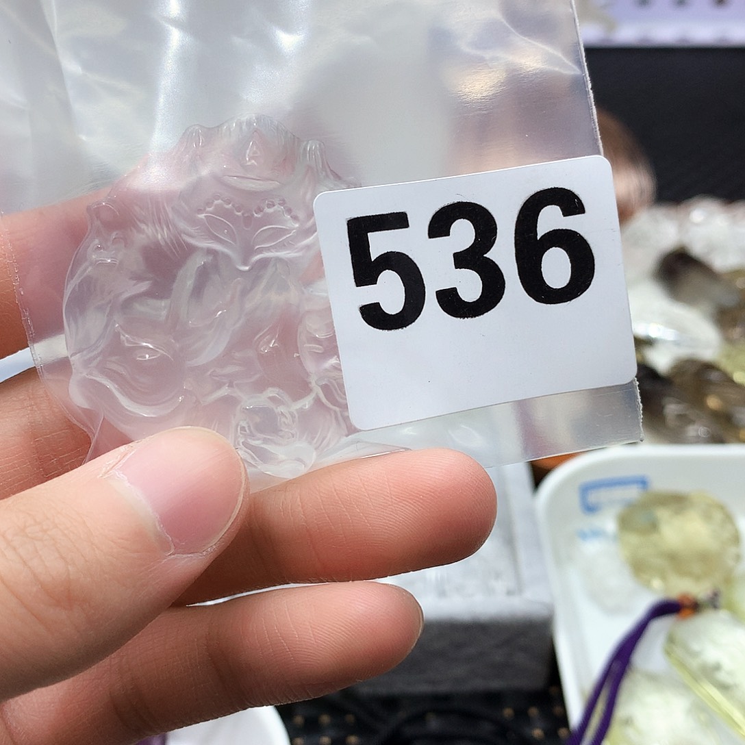 水晶颈饰未镶嵌@**❥挂件