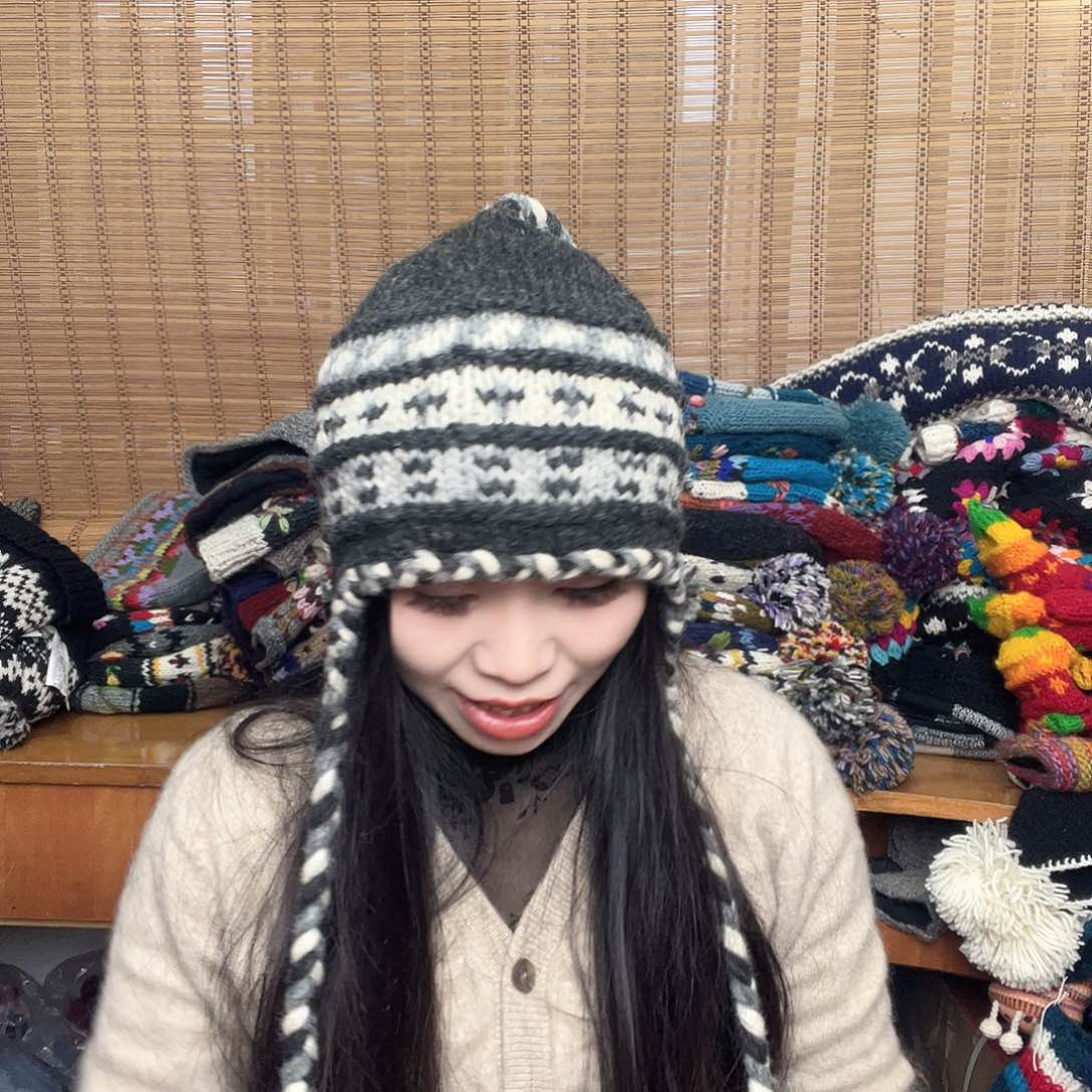 羊毛手工羊毛帽子125