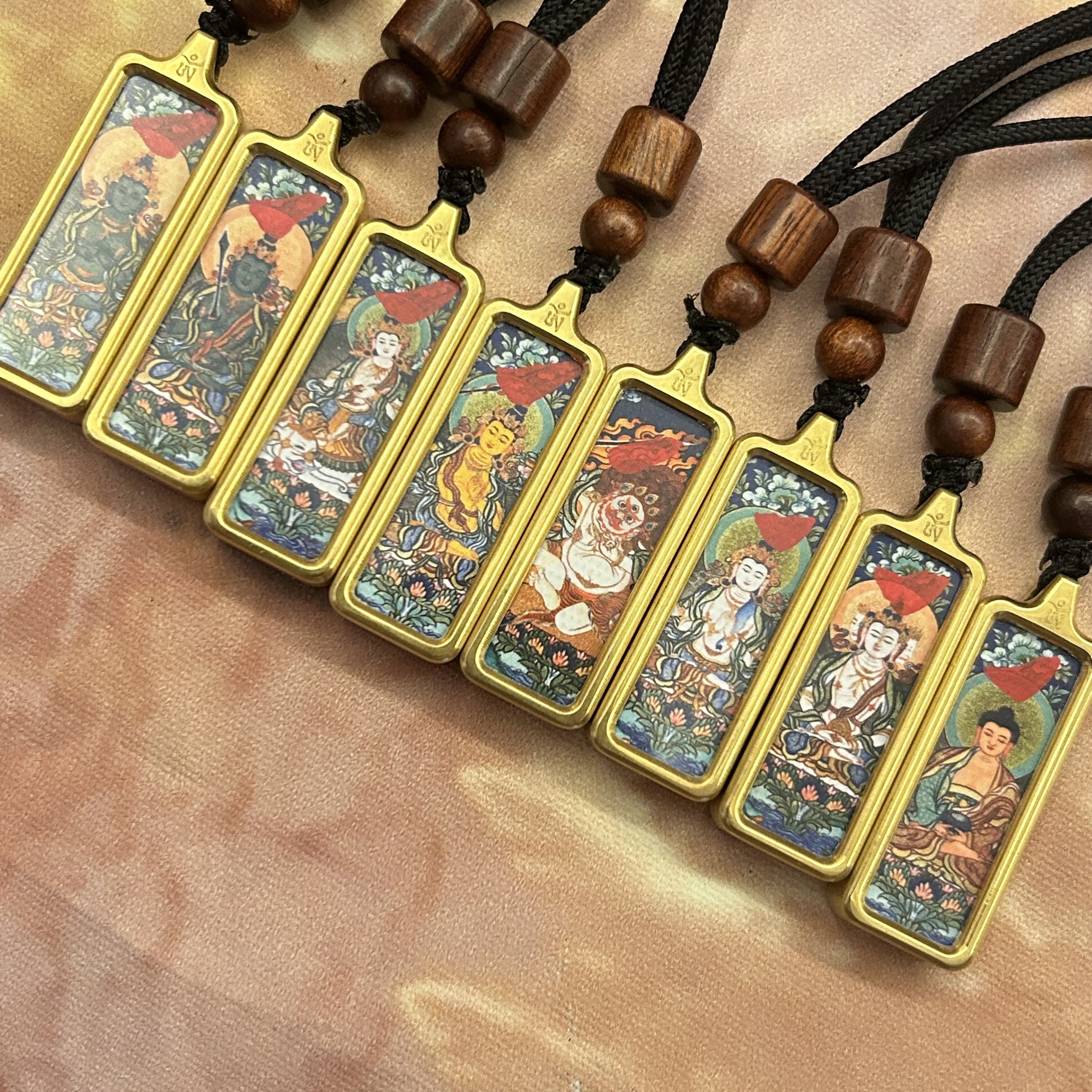 钛钢吊坠 【师兄推荐】十二生肖八大守护系列藏式唐卡吊坠