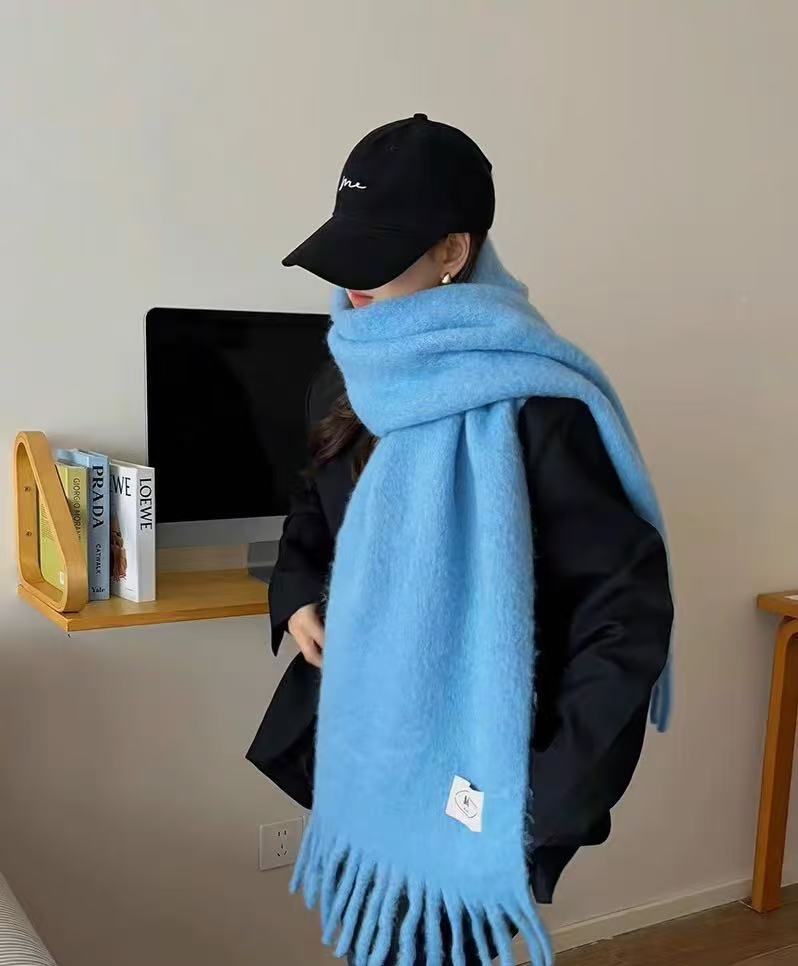 【内蒙古羊绒羊毛】轻奢时尚百搭冬季围巾