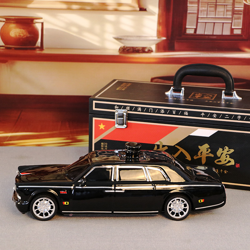 3斤汽车造型景德镇陶瓷空酒瓶适合收藏酒具摆件家用存酒坛藏酒罐