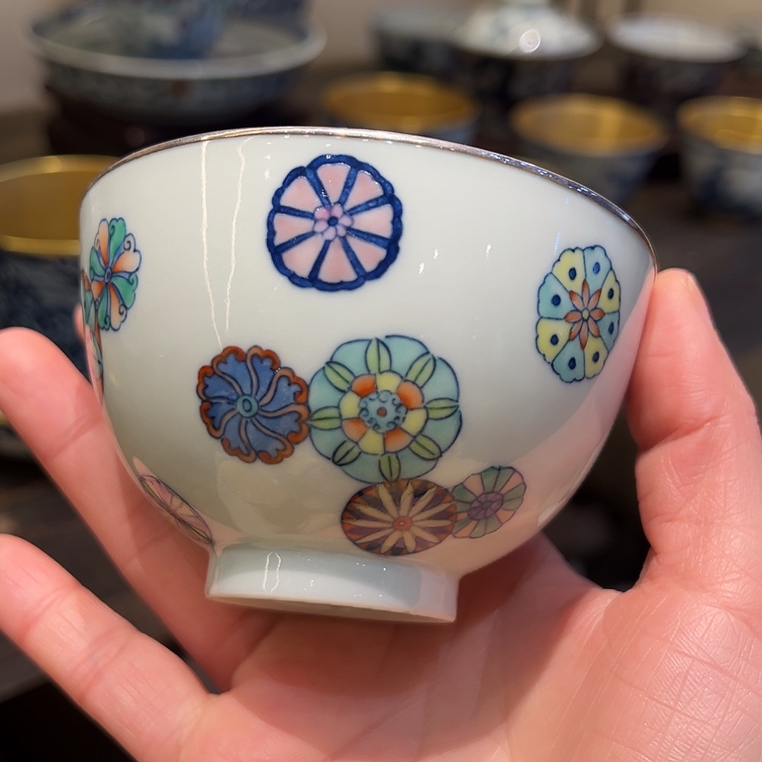 钟家窑柴窑包银杯杯杯