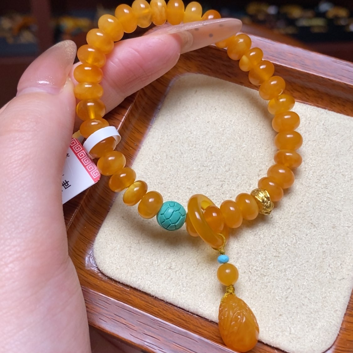 【闪购商品】蜜蜡手链未镶嵌手串