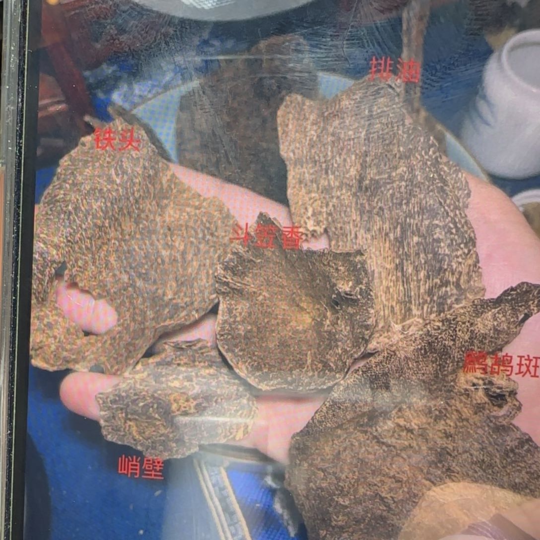 沉香碎屑沉香海南原材料标本