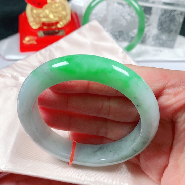 未镶嵌手镯翡翠  编号0285 正圈56+