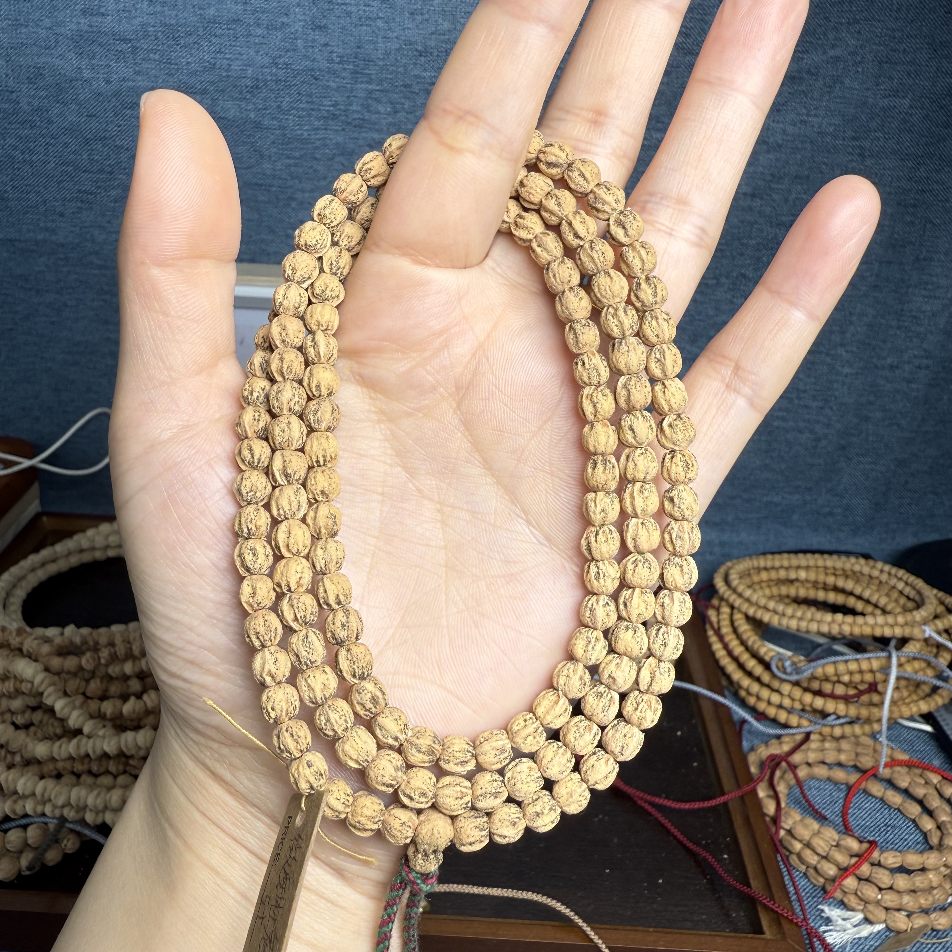 栗子柏香·热振原桩微磨微脏莲花桩鬼脸百香籽长串高油高密