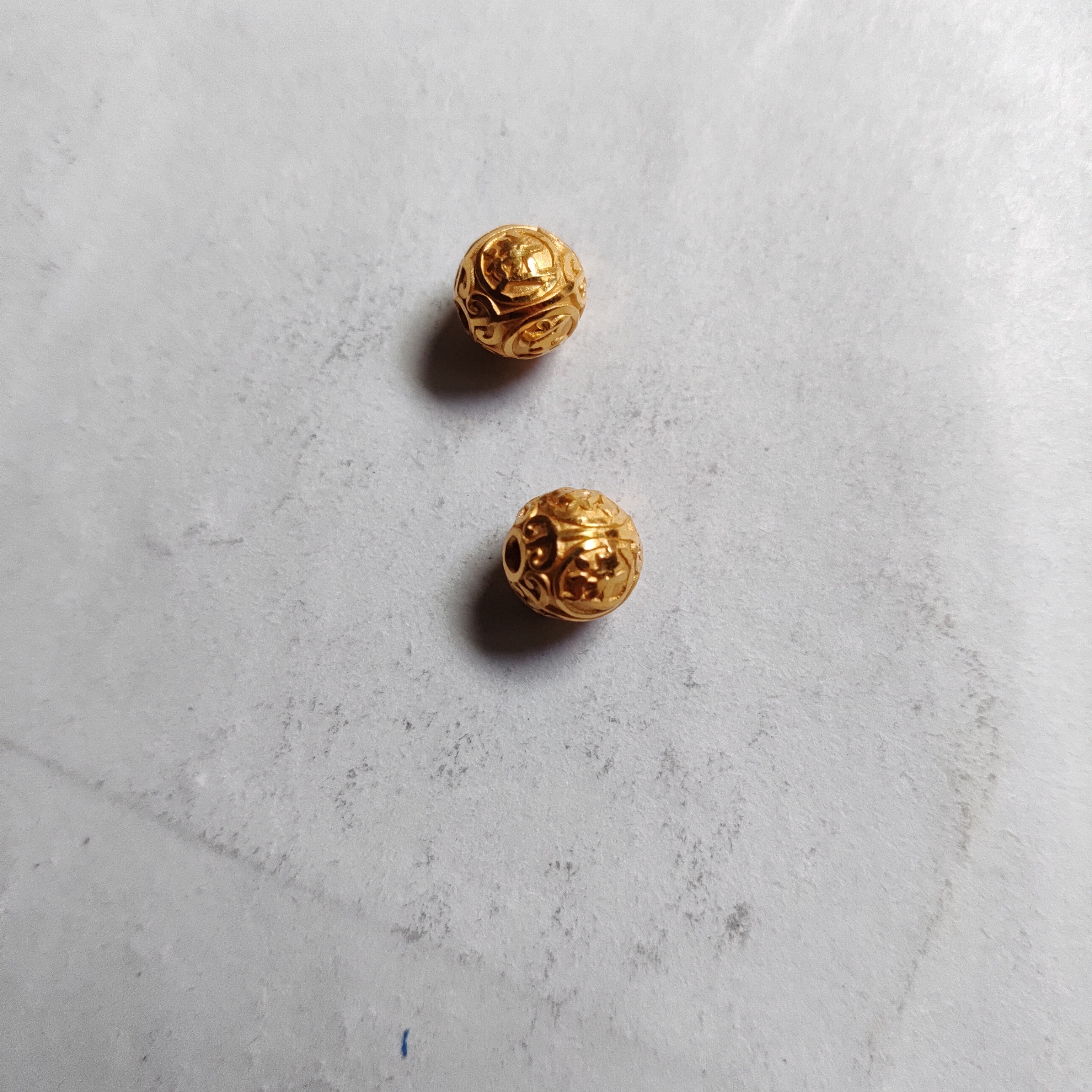 金元宝足金999貔貅珠子首饰