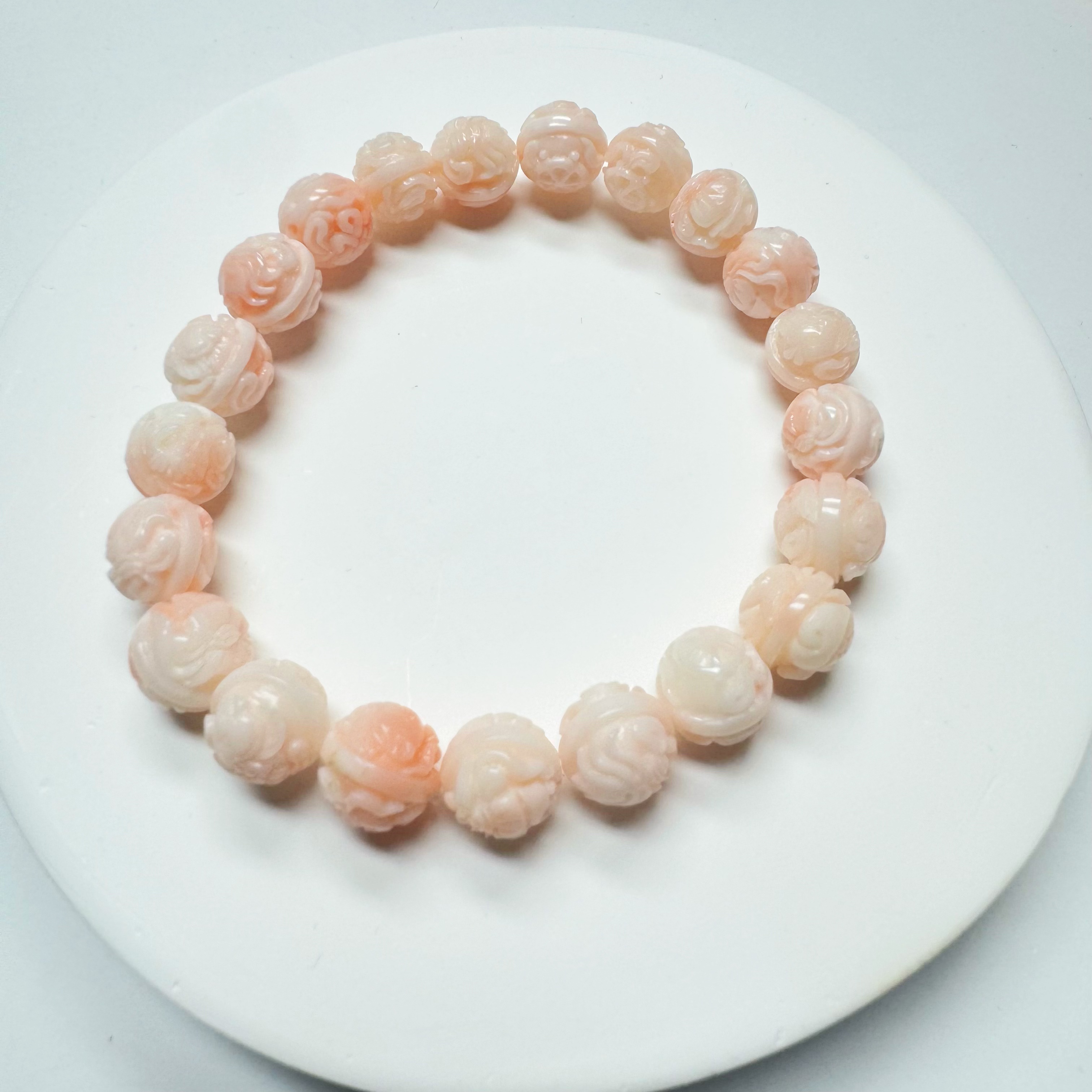 MoMo 珊瑚雕刻手串9.5-10mm23.5g——126069