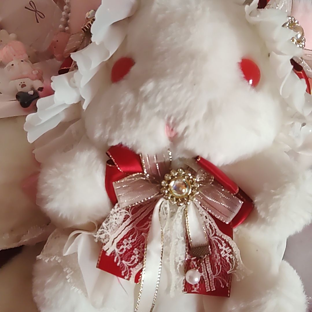 毛绒超级可爱的塔塔兔哟