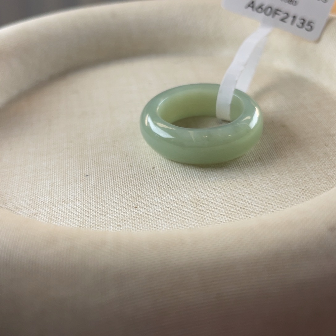 和田玉（糖玉）戒指未镶嵌港13 16.83