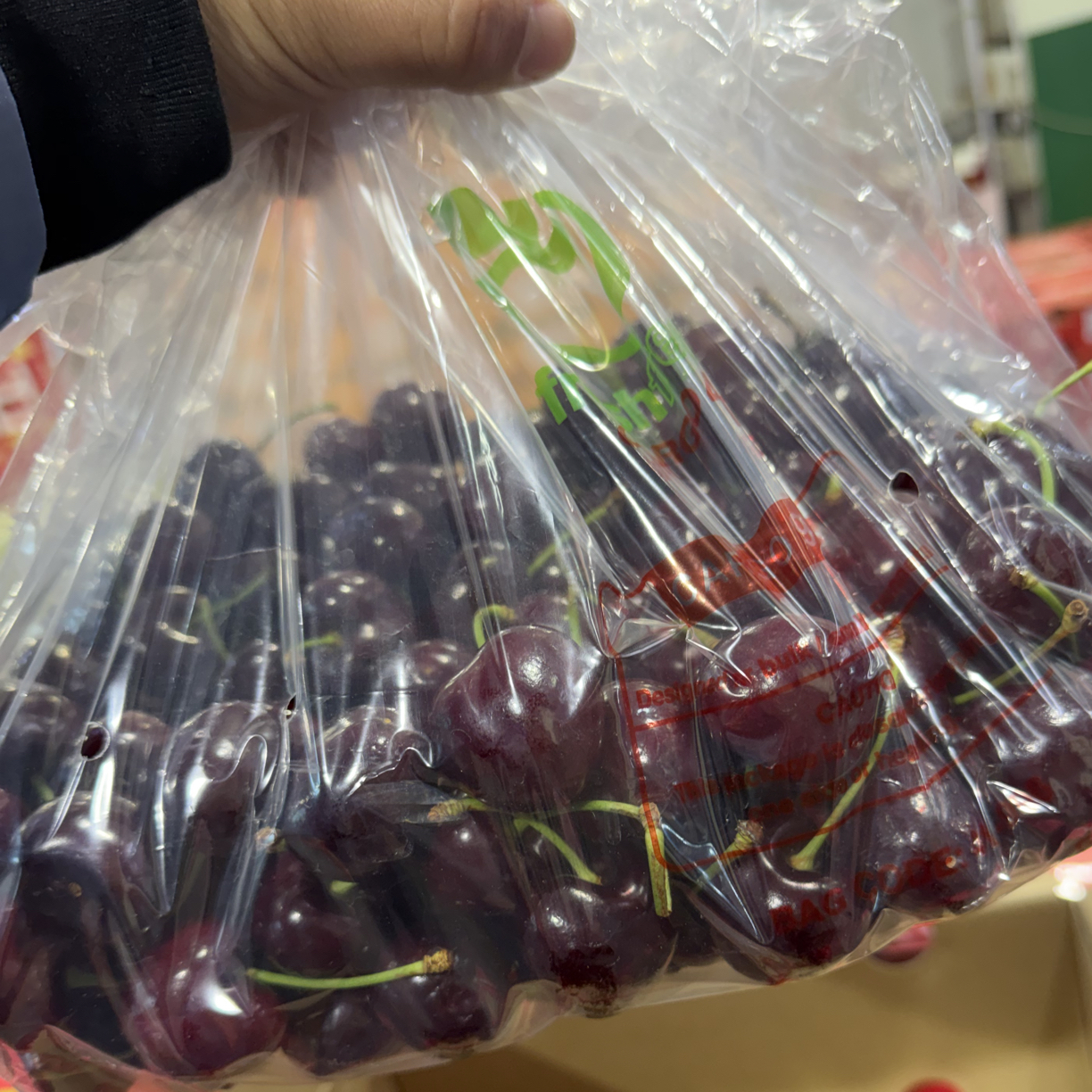 南京小时达】智利海运进口3J车厘子1/2/5斤内附果径卡桑提娜吉林省