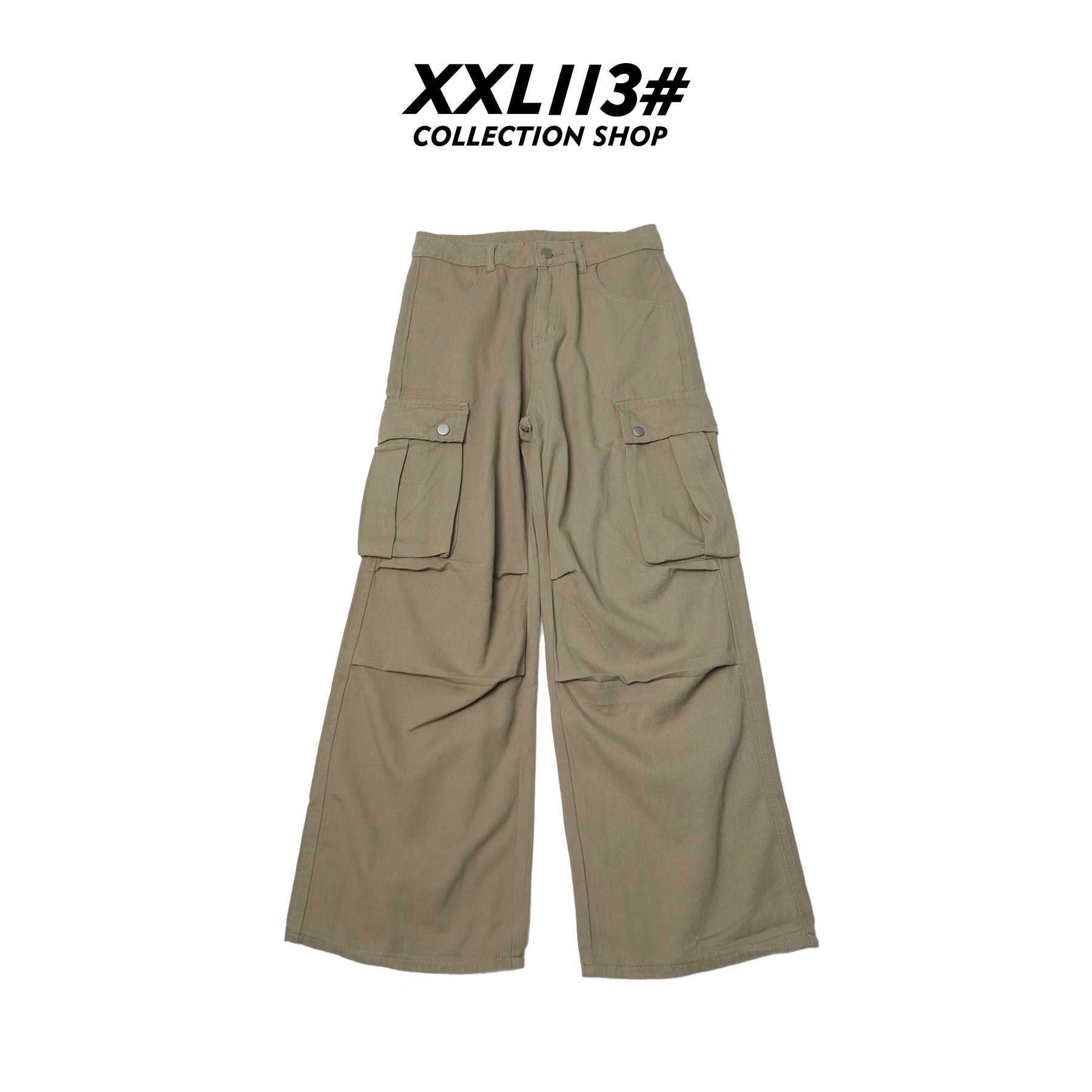 113* CENTRALIZED SHOP口袋夏季复古工装裤休闲裤X5F10H6675