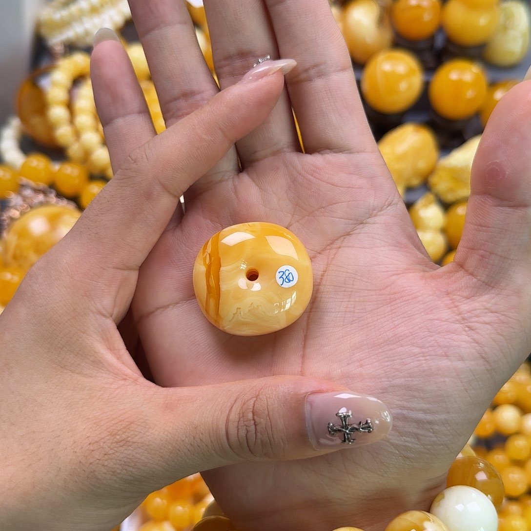 未镶嵌琥珀珠宝奇石藏扣