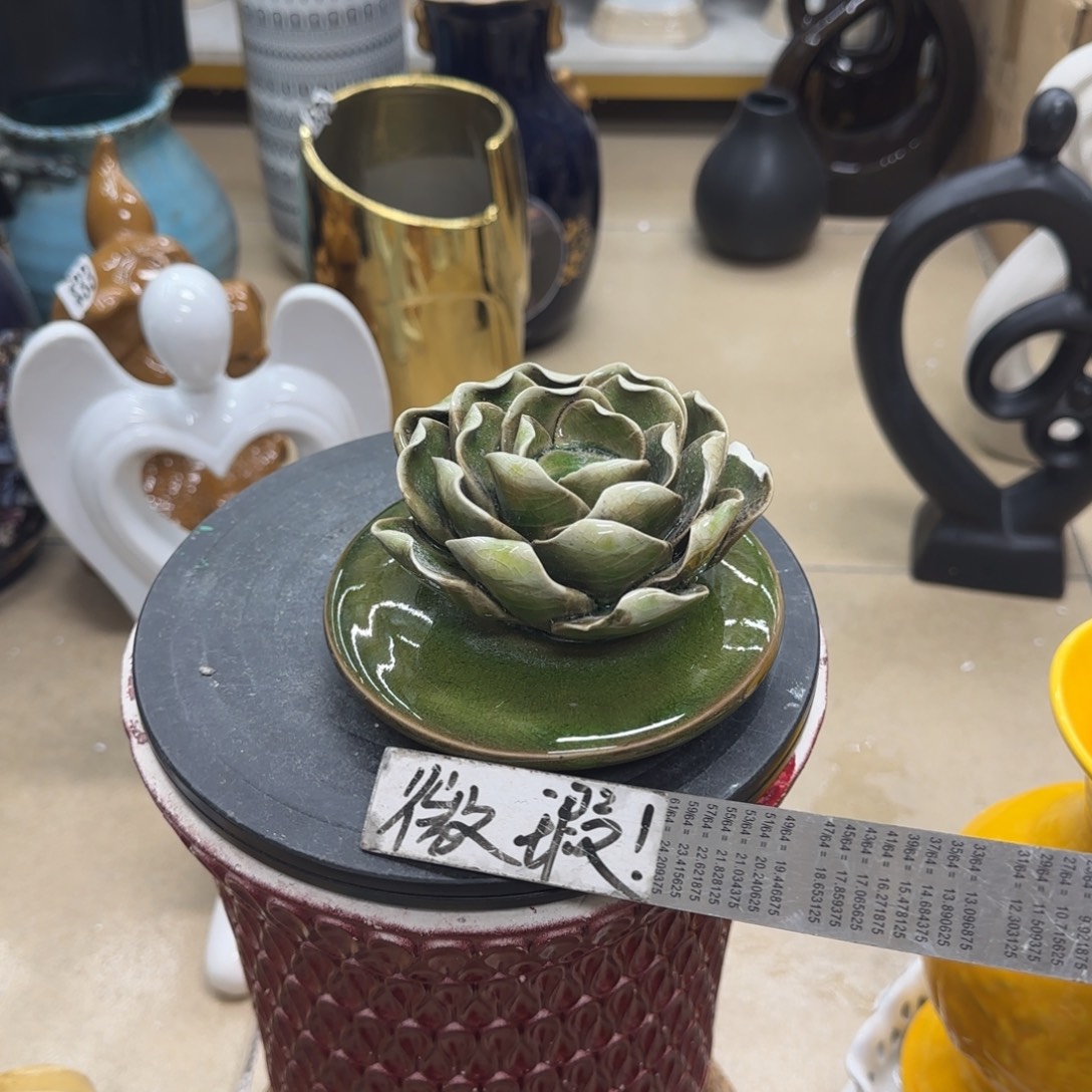 瓷片陶瓷工艺花瓶摆件