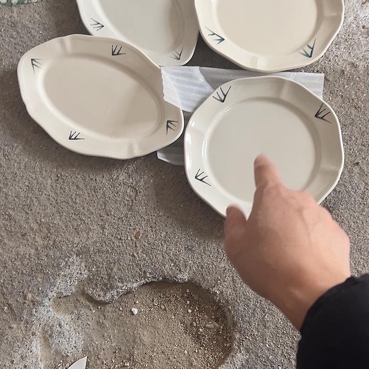 瓷片默认瑕疵商品山竹元➕椭圆