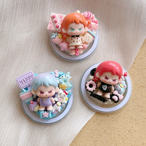 （萌粒气囊支架）DIY多巴胺萌粒奶油手作