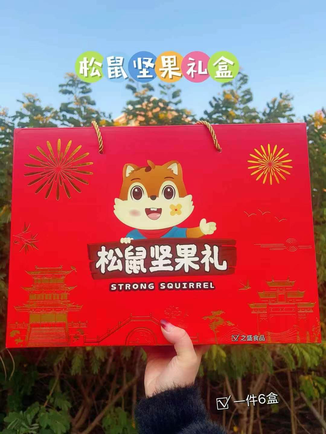 松鼠坚果礼新年送礼佳品混合坚果仁