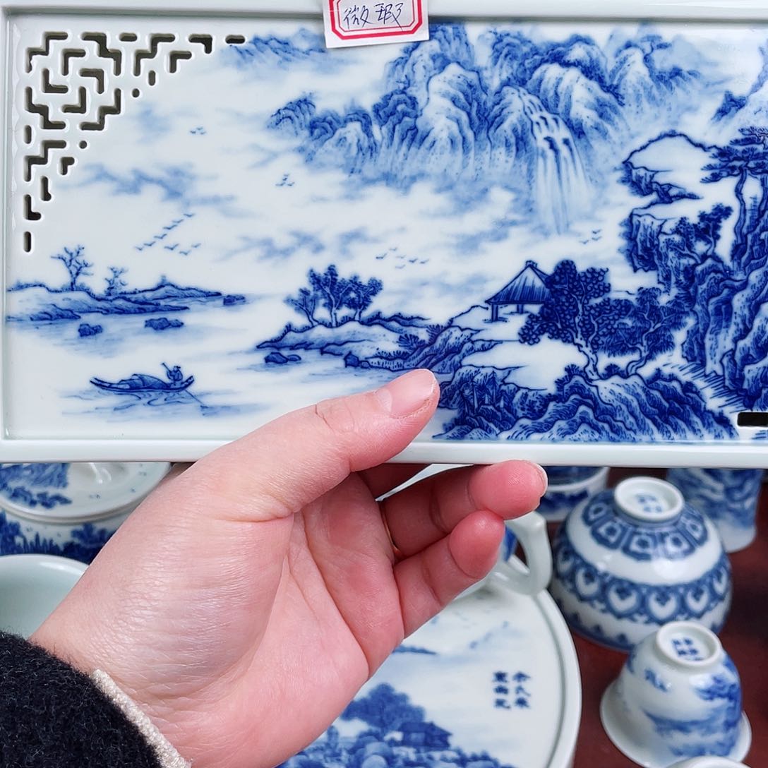 手工手绘青花青花