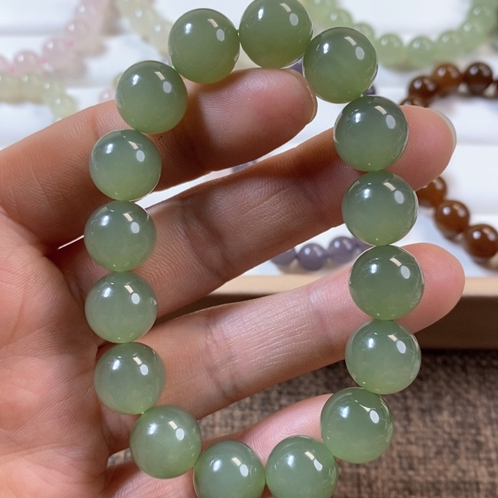 和田玉手串未镶嵌