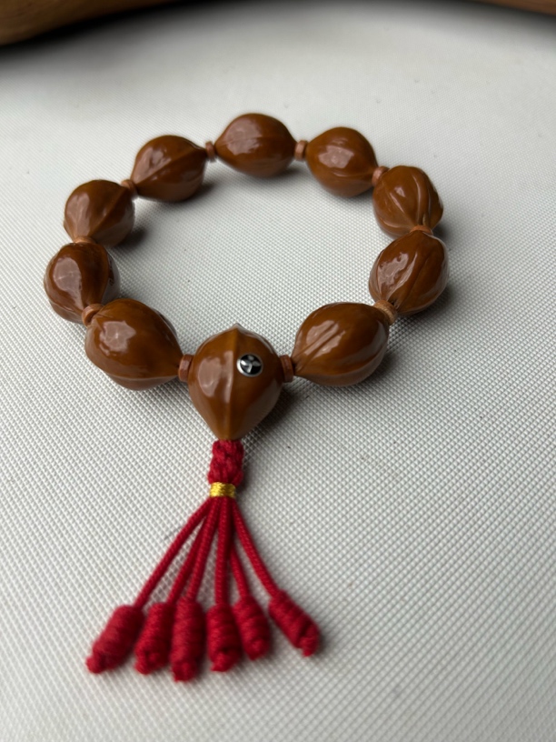 南乔梅林铁核18×26鲨鱼背原生态橄榄核素串