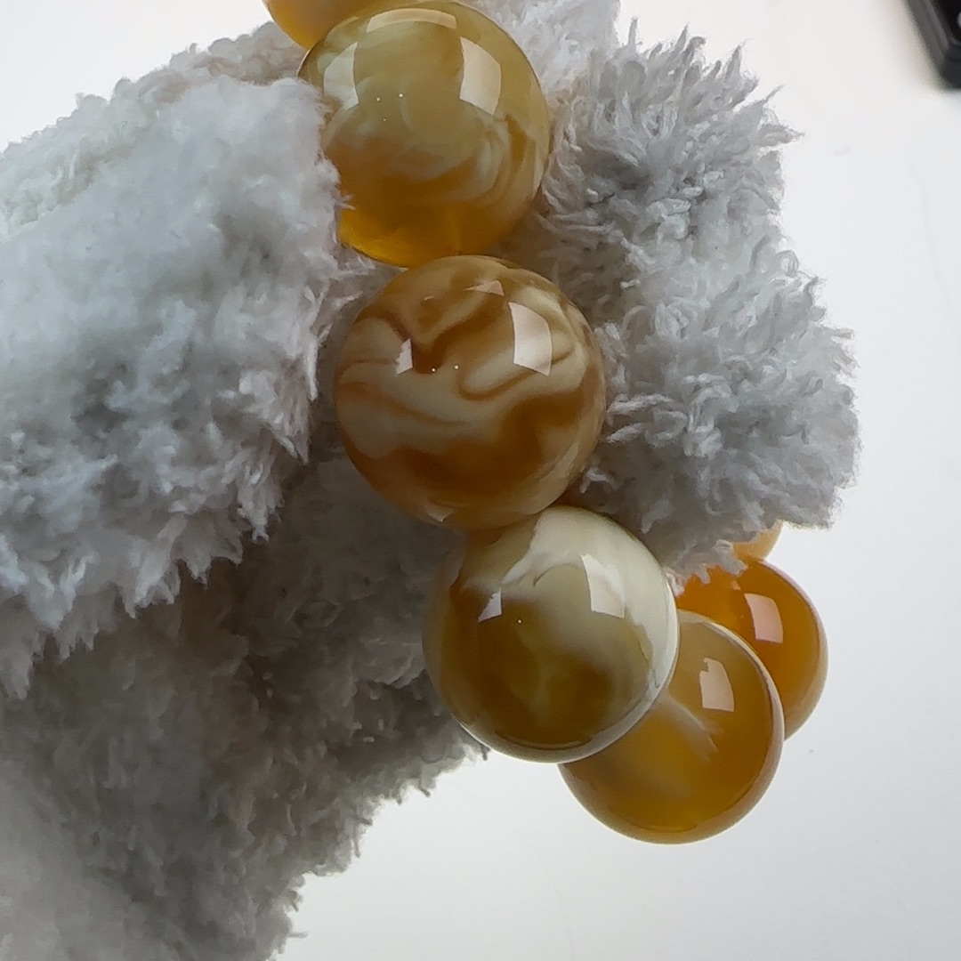 琥珀手链未镶嵌蜜蜡